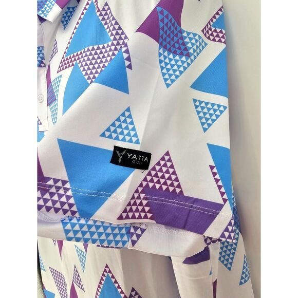 Yatta Golf Men's Polo Shirt XXL Standout Performance Short Sleeve Frosty - Picture 7 of 8